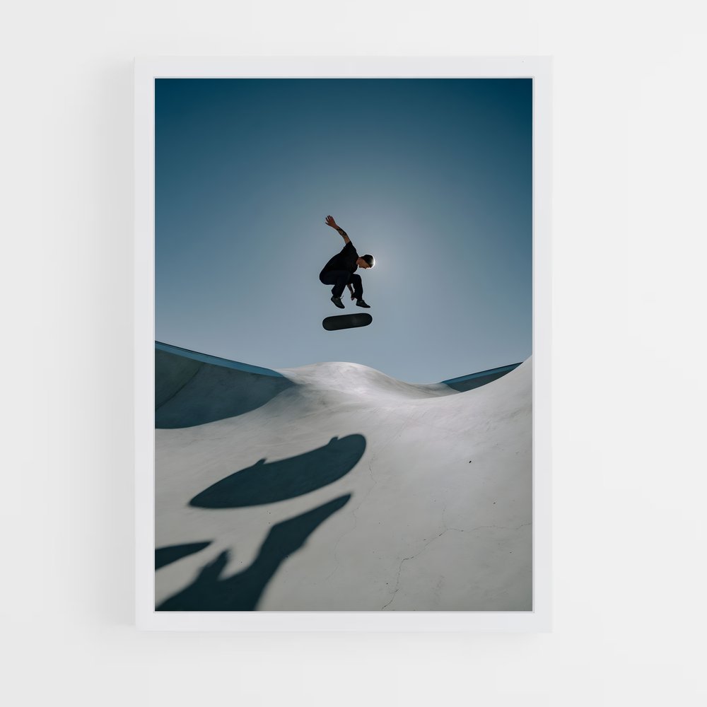 Poster Skateur Émérite – affiche Skateboard (vue 3)